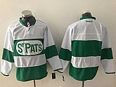 Toronto Maple Leafs Blank White St. Patrick's Day Reebok Stitched Jersey,baseball caps,new era cap wholesale,wholesale hats